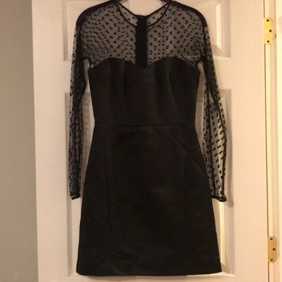 Milly Polka Dot Black Dress - Picture 1 of 4